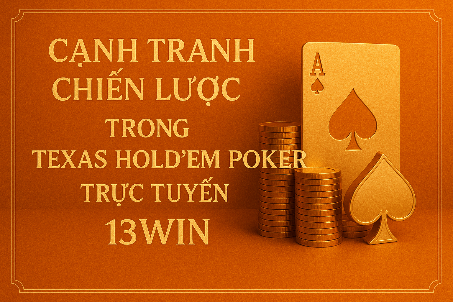 Tranh Chiến Lược Trong Texas Hold'em Poker Trực Tuyến 13WIN